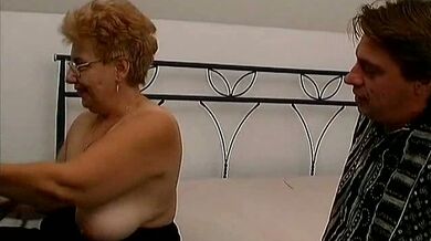 Mature Blonde Housewife Enjoys Young Stud