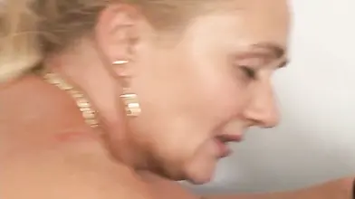 Mature Cougar Rides Hung Guy