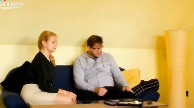 Nerd Seduced by Classy Blonde MILF