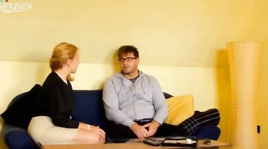 Nerd Seduced by Classy Blonde MILF