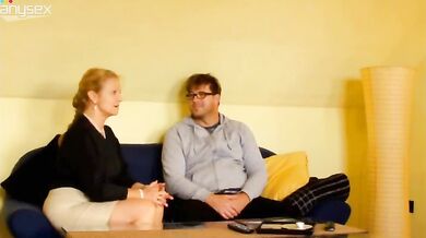 Nerd Seduced by Classy Blonde MILF