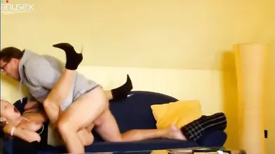 Nerd Seduced by Classy Blonde MILF