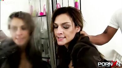 Mature Brunette Mom Enjoys Deepthroat