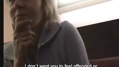 Blonde Mom's Cash POV Blowjob