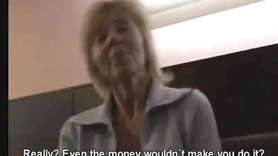 Blonde Mom's Cash POV Blowjob