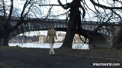 Mature Blonde Chooses Waiter's Dick as Main Course