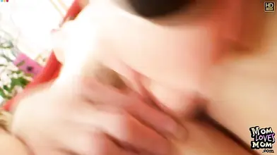 Blonde and Brunette MILFs Toy Each Other