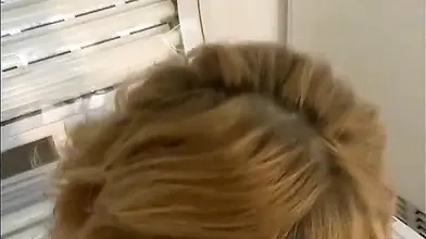 Mature Blonde Gets More Than a Tan