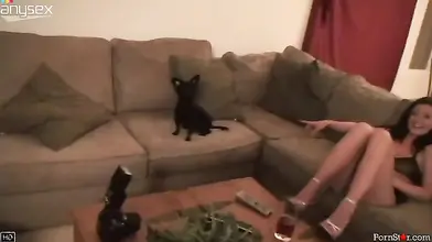 Cute Brunette MILF Dani Teases