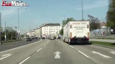 Horny BBW Mom Sucks in the Car