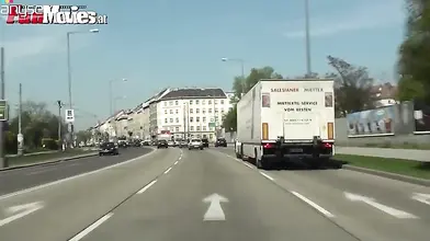 Horny BBW Mom Sucks in the Car