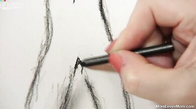 Mature BBW's Naked Body Art