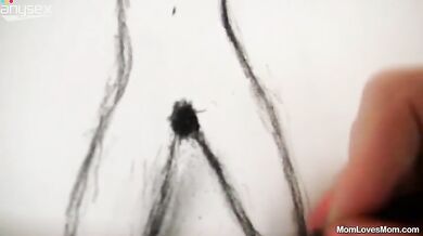 Mature BBW's Naked Body Art