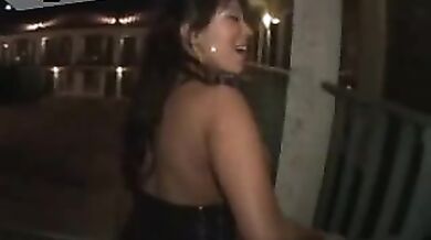 Busty Cougar's Mature Cunt Toyed by Cameraman's Foot