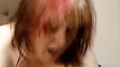 Russian MILF Dora Rides Skinny Boy