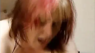 Russian MILF Dora Rides Skinny Boy