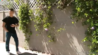 Busty Housewife Seduces Neighbor