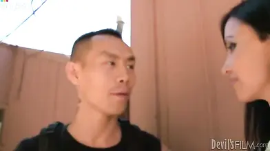 Busty Housewife Seduces Neighbor