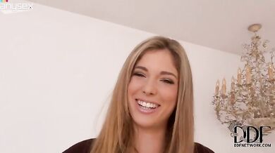 Busty Blonde MILF's Lingerie Tease