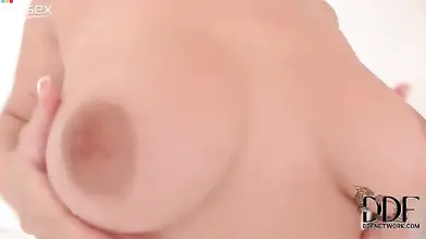 Busty Blonde MILF's Lingerie Tease