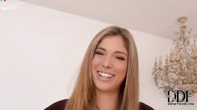 Busty Blonde MILF's Lingerie Tease