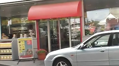 Cute Brunette Toys Herself at Glory Hole