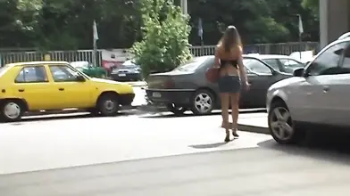 Cute Brunette Toys Herself at Glory Hole