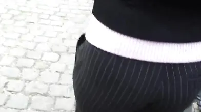 Blonde Milf Shows Off in Public