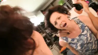 Mature Granny Craves Dick Sucking Action