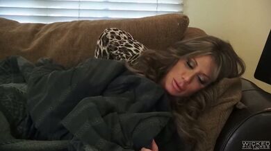 Busty MILF Farrah Dahl Takes a Huge Cock