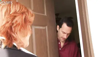 Classy Redhead Milf Reveals Her Knockers