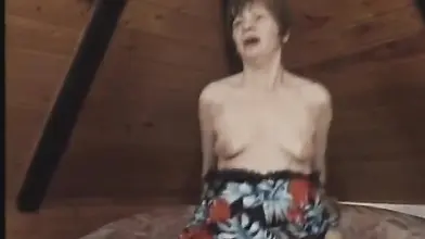 Mature Brunette Granny Enjoys Intense Ride