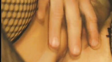 Bald Dude Licks His Hairy Mature Wife