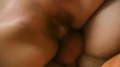 Mature Blonde Enjoys a Young Stud's Big Dick