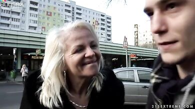 Stud Picks Up His Mature Lover