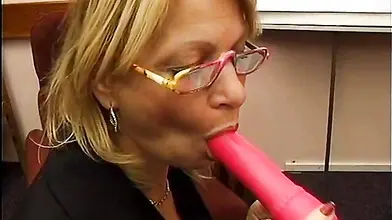 Classy Milfs Enjoy Lesbian Dildo Fun