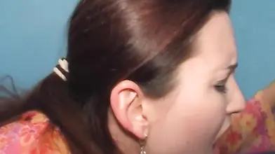 Nasty MILF Bibi Swallows Gloryhole Dick