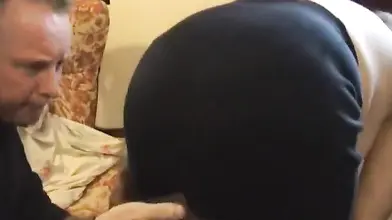 Inked Hubby Eats Wife's Twat