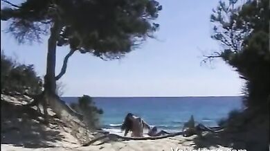 Big Natural MILF Gets Beach Plowed