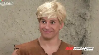 Velma and Betty Bang with Fred and Barney