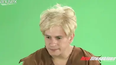 Velma and Betty Bang with Fred and Barney