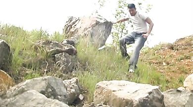 Mature Brunette's Steamy Forest Encounter