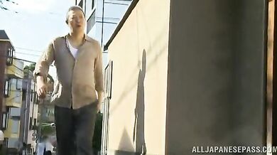 Dominant Man Forces Slim Japanese Milf