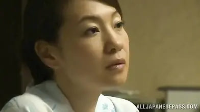 Dominant Man Forces Slim Japanese Milf