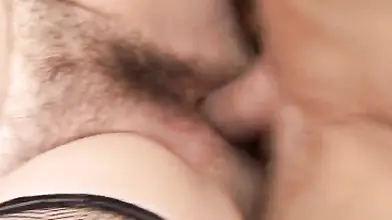 Chubby Mom Gets Facialized in Threesome