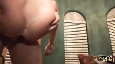 Blonde Cougar Double Penetrated at Orgy