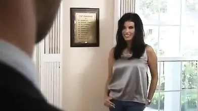 Curvy MILF Rides in Bed