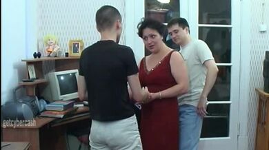 Mature Russian Woman's Wild Foursome