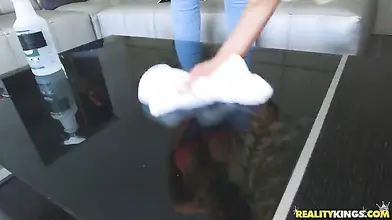 Blonde MILF Nicolette Shea Sofa Hardcore