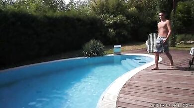 Granny Seduces the Pool Boy